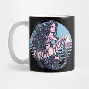 Gone Fishing Mermaid Sunset Mug